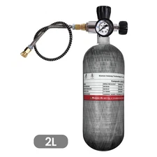 TUXING 4500Psi Pcp Air Tank 2L Carbon Fiber HPA Air Tank with Filling Station