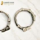 Sterling 925 Pave Huggie Hoop Earrings 4.44g