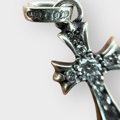 Chrome Hearts Diamond Baby Fat Cross Charm Pendant | eBay