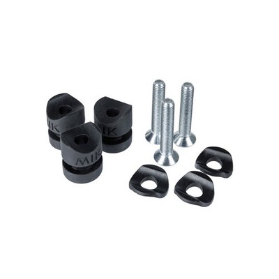 Basil Bolzen-Set MIK Side schwarz, schwarz, 3-teilig (1 Set)
