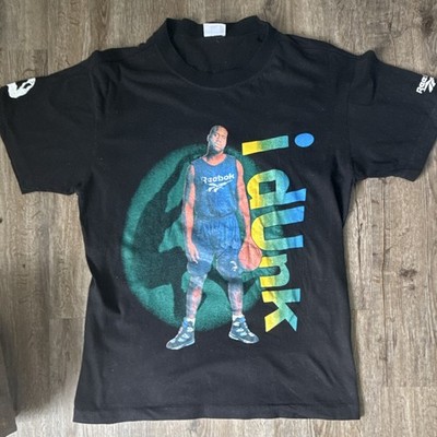 Vintage Reebok  Shaq idunk T-Shirt L Single Stitch 90s NBA Tee