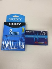 Sony 8mm Standard Video Cassette Tape 120 Min 3 lot New Sealed MP