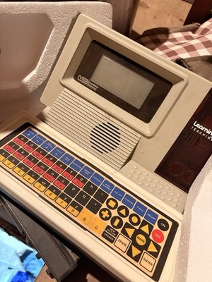 Vintage 1986 VTech Talking Whiz Kid Educational Computer + Program Cards Games