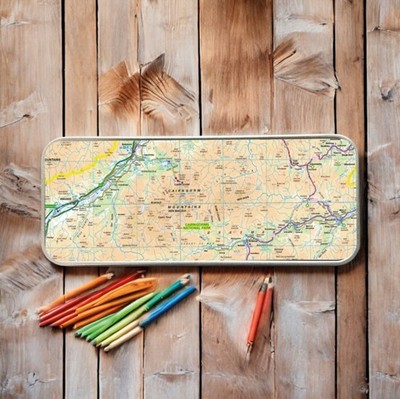 OS Map Metal Pencil Tin - Cairngorms National Park (General merchandise)