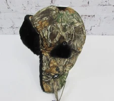 Hurley x Realtree Edge Camo Faux Fur Trapper Hat Cap Size L/XL NEW.