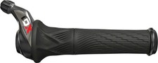 SRAM X01 Eagle 12-Speed GripShift Shifter with Discrete Clamp Black w/ Red Logo