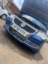 Volkswagen Touran Mk1 2008 1.9D - Front Bumper In Blue