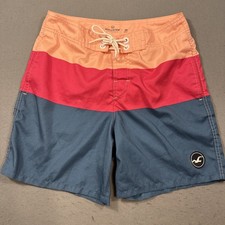 Hollister Mens Swim Trunks Board Shorts Beach Lake, Size 28