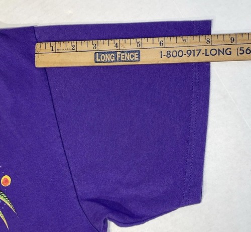 Vintage Y2K Laurel Burch Angel Cat Purple T Shirt Sz L 42 Chest Purple Beautiful - Picture 15 of 16