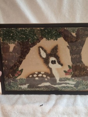 UNIQUE Handmade Used Natural Products Deer Woods Conversation Piece
