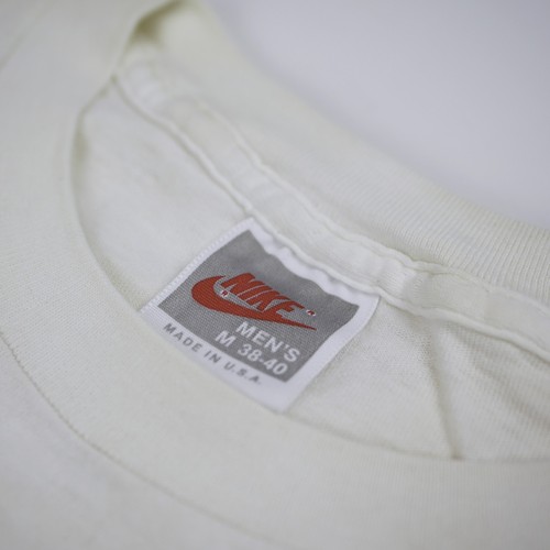Vintage Cascade Run Off Shirt Mens Medium White Nike 1988 Road Race Running 80s - Picture 3 of 4