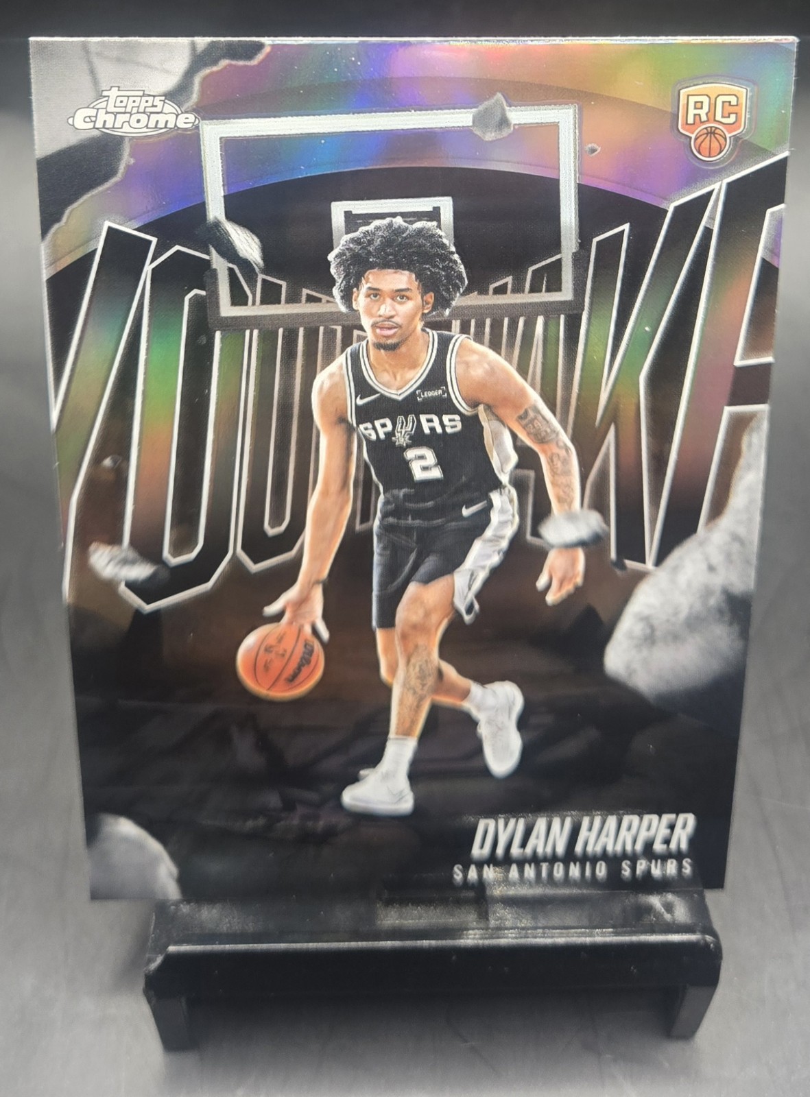 Dylan Harper 2025-26 Topps Chrome Youthquake REFRACTOR Rookie SP YQ-2