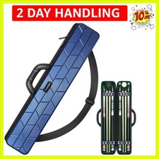 Versatile Heavy-Duty Pool Cue Case - Portable 4x4 Hard Shell with Soft Handle