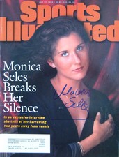 Monica Seles - Tennis - Autographed Sports Illustrated - 7/17/95 COA Vintage