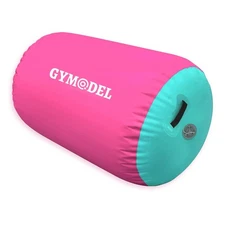 Inflatable Gymnastics Tumbling Mat, Air Barrel for Backhandspring/Training Ch...