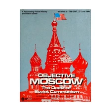 SPI Boxed Wargame Objective Moscow Box Fair/VG+