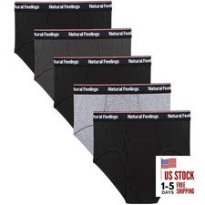 Men's Briefs Underwear Multipack Mens Cotton Full Rise Briefs with Comfort