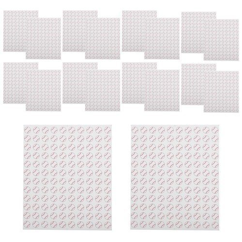 20 Blatt Baseball Label Aufkleber Deko Sticker für Wasserflaschen - Bild 11 von 12