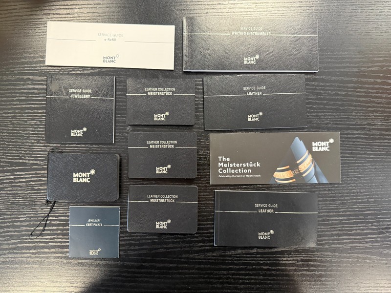 Montblanc Warranty Card / Service Book  Booklet Lot of 11