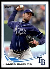 James Shields 2013 Topps #133 Tampa Bay Rays MLB READ FREE SHIPPING AutographDen