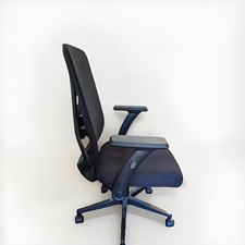 Black Ergonomic Mesh Back Swivel Task Office Chair, Height Adjust, Arms