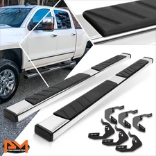 For 07-19 Silverado/Sierra Extended Cab 5" Step Nerf Bar Running Board Chrome