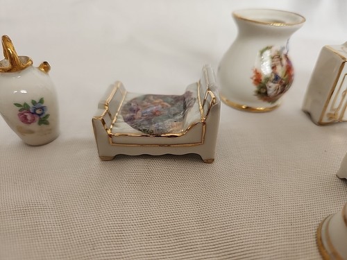 Limoge, 15 Stück, Puppenhaus, Miniatur, zufälliges Set, schön - Bild 21 von 24