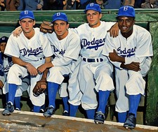 1947 Brooklyn Dodgers Opening Day Art Print  Colorized 8x10 Print-FREE SHIPPING