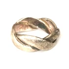 Vintage Ring MARKED S 925 STERLING SILVER Size 6.5 Band Jewelry lot y