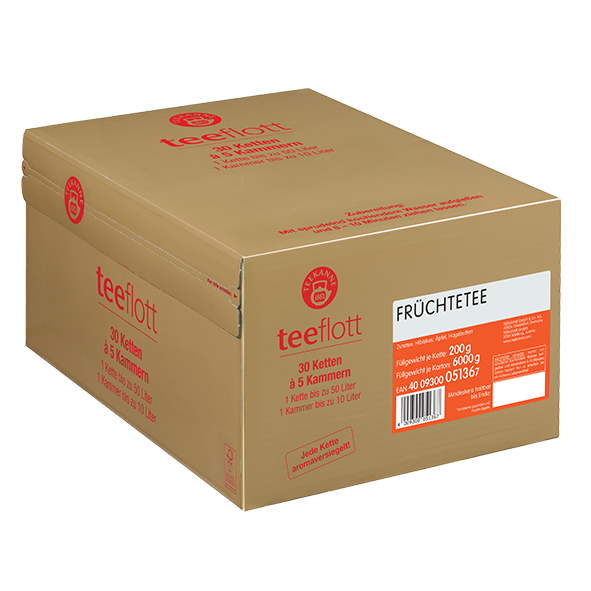 Teekanne Teeflott GroßFilterkette FrüChtetee, 30 X 200G-image