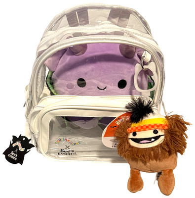 Squishmallows X See s Candies Backpack Soupy Benny Clear Bag 2025 Halloween NEW