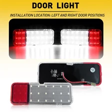 Left+Right Door Inner Panel 27-LED Light Courtesy 1997-2002 For Ford Expedition