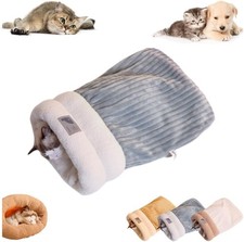 Cat Sleeping Bag for Indoor Cats Cozy Winter Cats Sleeping Bags Soft Plush Sack