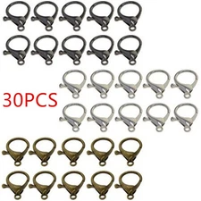 30PCS Large Lobster Clasps Keychians Bag Snap Hook DIY Jewelry Making Crafting