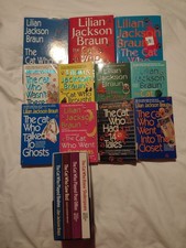 Lot of 15 The Cat Who" Mystery Books By Lillian Jackson Braun