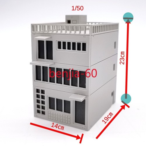 1/150/100/72/87/64/50 Scale Building Model Railway Store Scene Diorama Model Toy - Picture 9 of 19