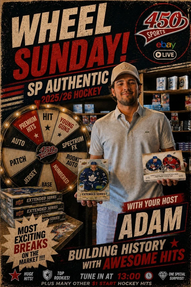 $1 AUCTIONS! LIVE HOCKEY BREAK + PENNY DROP!