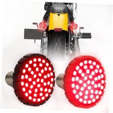 Motorcycle LED Turn Signal Lights 1157 Bullet Style Rear 1157-Red Bullet Style