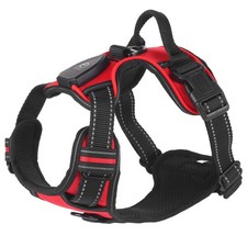 Light Up Dog Harness Rechargeable LED Dog Harness No Pull Lighted Dog Vest with