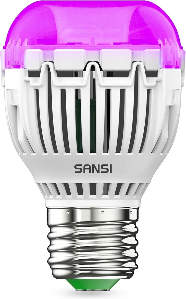 2PACS LED UV Black Light Bulb for Glow Party, 7W A15 UVA Blacklight Bulb E26 ETL - Image 2 of 4