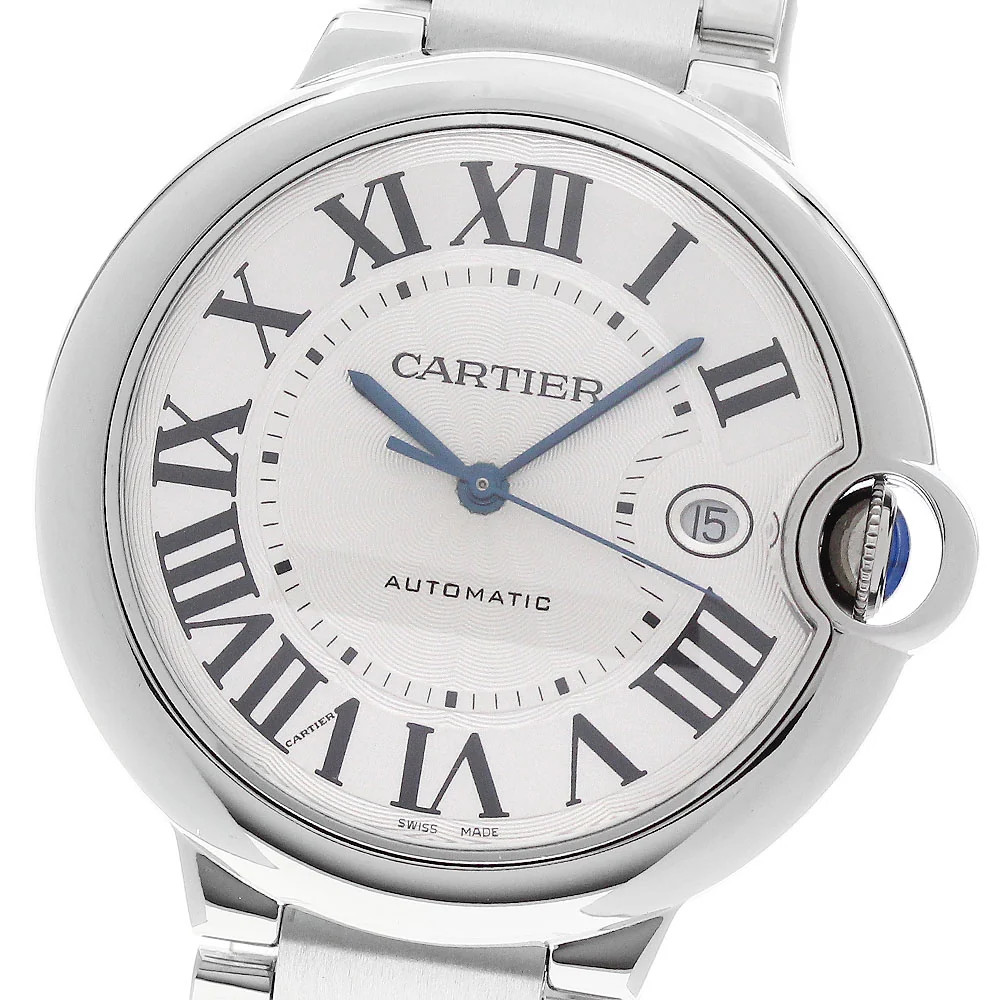 Cartier Ballon Bleu LM Date W69012Z4 Silver TO335551