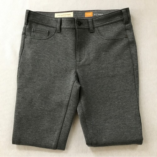 Anthropologie Pilcro Gray Serif Heathered Grey Ponte Leggings M/30 - Picture 5 of 7