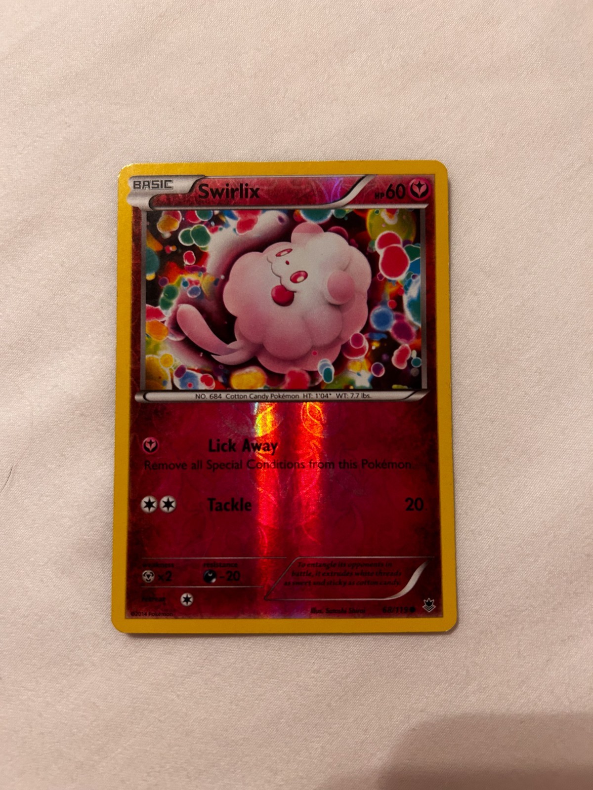 Swirlix 68/119 XY-Phantom Forces Reverse Holo