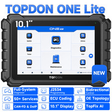 TOPDON ONE Lite OBD2 Scanner Car Diagnostic Bidirectional Tool Online ECU Coding
