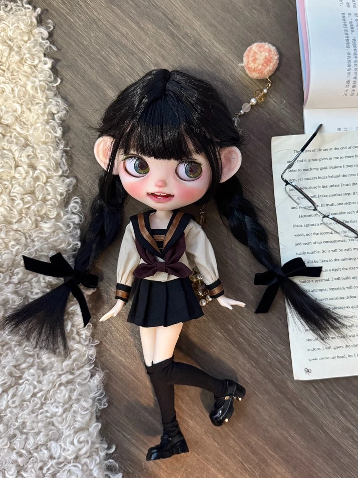 Muñeca Blythe Hecha a Mano RBL Personalizada Con Trajes + Peluca OB24/OB22 1/6 Muñeca Muñeca BJD Foto 2 de 4