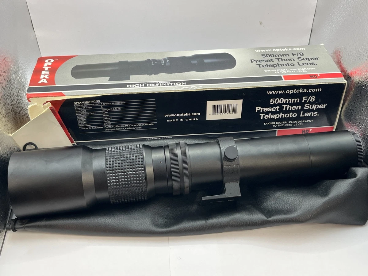 Opteka f/8 Camera Lenses 500mm Focal for sale | eBay