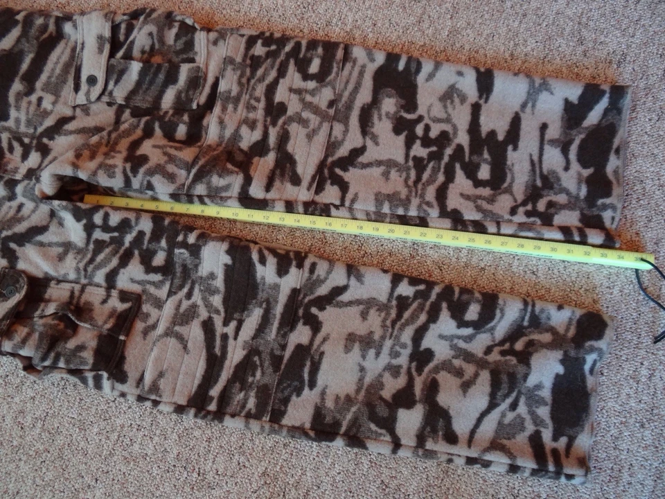  Columbia Gallatin Range Wool Bib Size L Snow Camo Overalls - Image 3 of 4