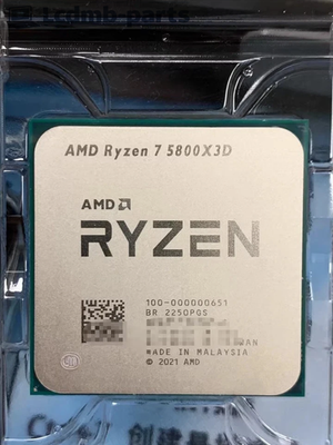 AMD Ryzen 7 5800X3D R7 5800X3D AM4 CPU Processor 3.4GHz 8Core
