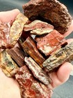 Very Small Pieces Of Idaho Plume Seam Agate. Not Big Enough For Cab. Tumble Only — photo 2