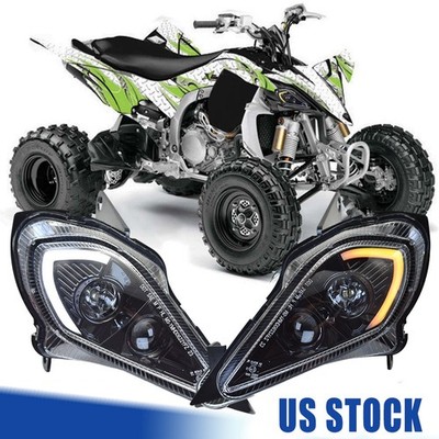 LED Headlight for Yamaha Raptor 700 2006-2025/700R YFZ 450R 2009-2025 / 350 450